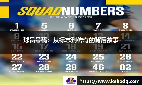 球员号码：从标志到传奇的背后故事